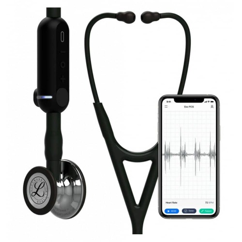 Stetoscop electronic core digital (black/high-polish mirror), 3m littmann