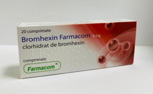 Bromhexin 8mg - 20 comprimate farmacom