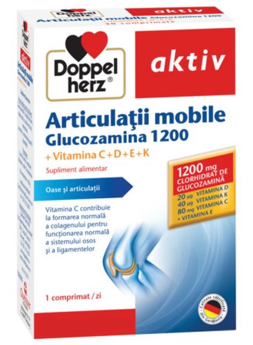 Doppelherz aktiv articulatii mobile glucozamina 1200 *30tb