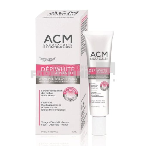 Acm depiwhite advanced crema depigmentanta fata, maini si decolteu 40 ml