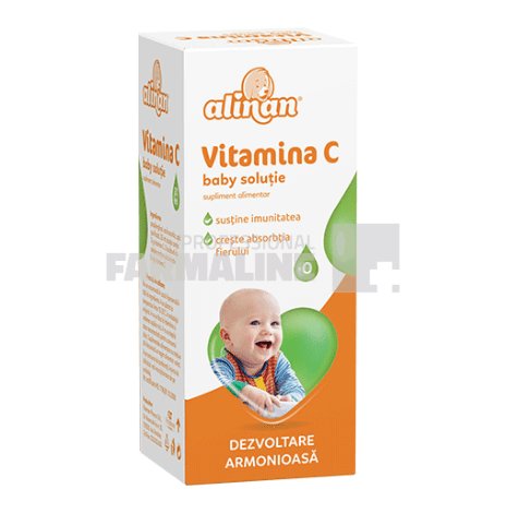 Alinan baby vitamina c solutie 20 ml