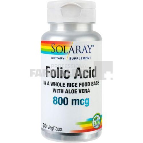 Folic acid 800mcg 30capsule 