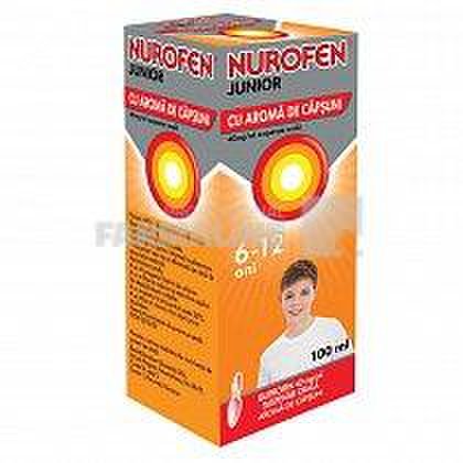 Nurofen junior, cu aroma de capsuni 40 mg/ml 100ml