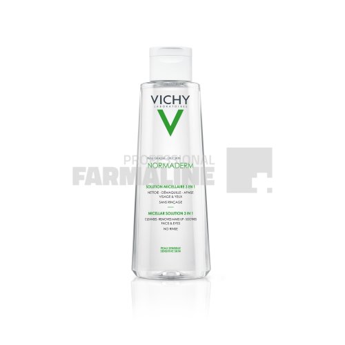 Vichy normaderm solutie micelara 3 in 1 pentru tenul cu imperfectiuni 200 ml 