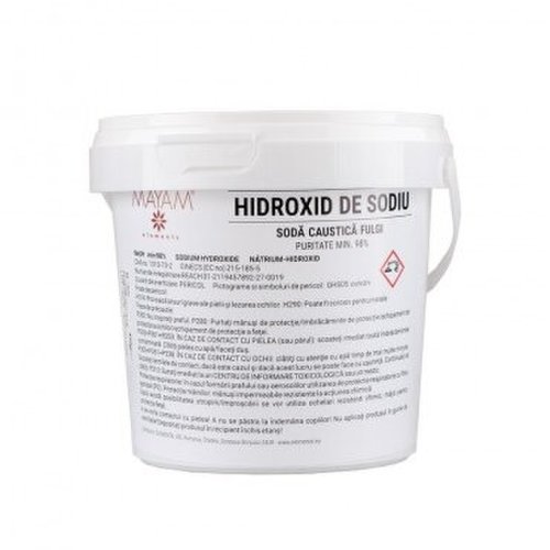 Hidroxid de sodiu naoh-400 gr fulgi