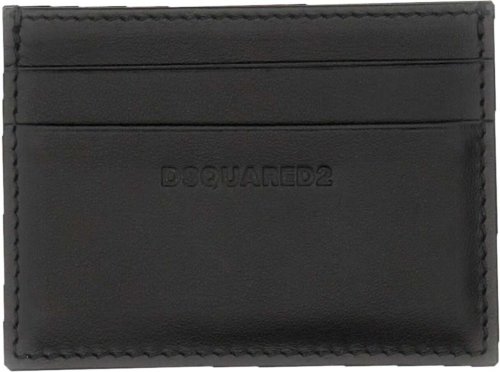 Dsquared2 leather card holder black