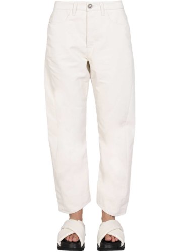 Jil sander workwear pants white