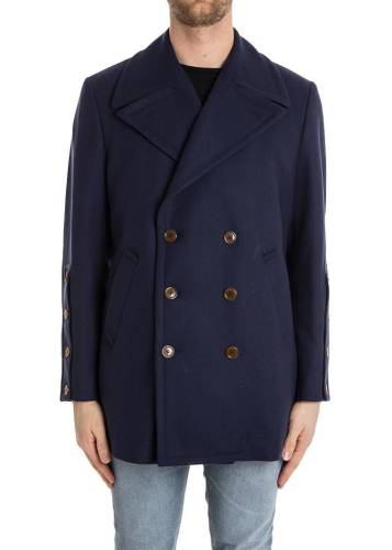 Vivienne Westwood wool and cashmere coat blue