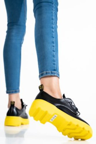 Pantofi sport black yellow kspr-024