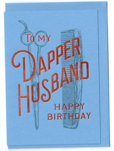 Felicitare - adventures in type / to my dapper husband | cardnest
