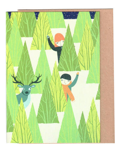 Felicitare - christmas forest greeting card | ohh deer