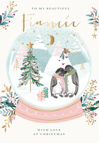 Felicitare - to my beautiful fiancee - christmas | ling design