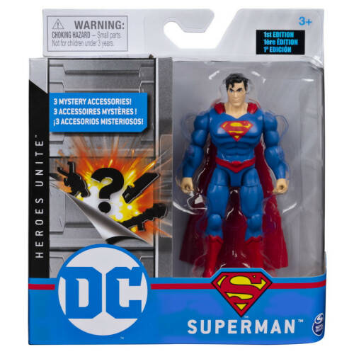 Figurina - flexibila si cu accesorii - superman | spin master