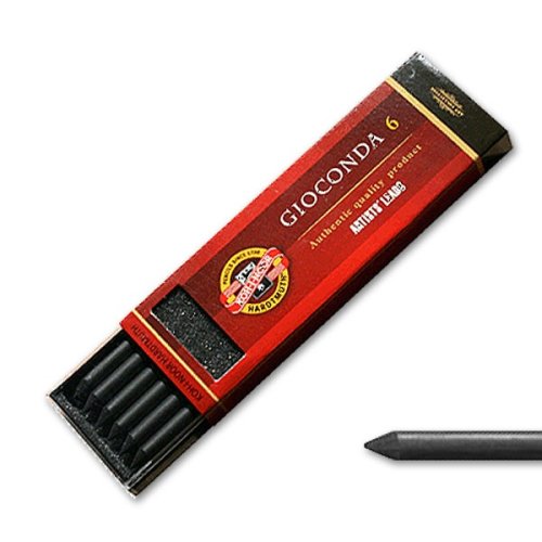 Mine pentru creioane mecanice - k4865 - 2b - grafit negru 5,6 mm | koh-i-noor