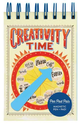 Set de carnet magnetic si pix - pen pad pals: creativity time | chronicle books