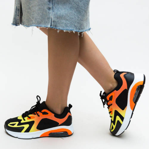 Pantofi sport faisal portocali