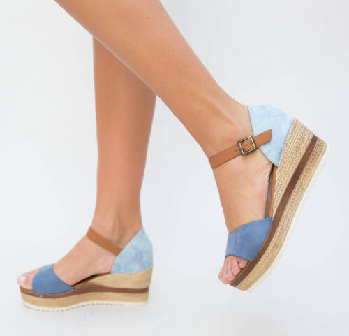 Sandale mogor albastre