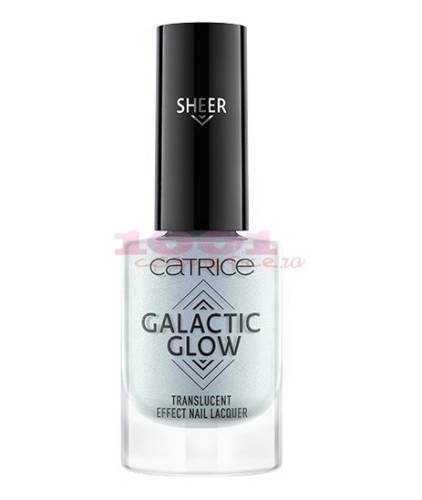 Catrice galactic glow translucent effect lac de unghii night-time stargazing 01