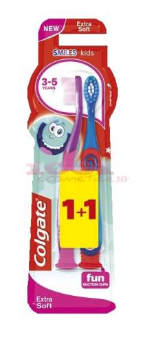Colgate periute de dinti pentru copii set 1+1 extra soft