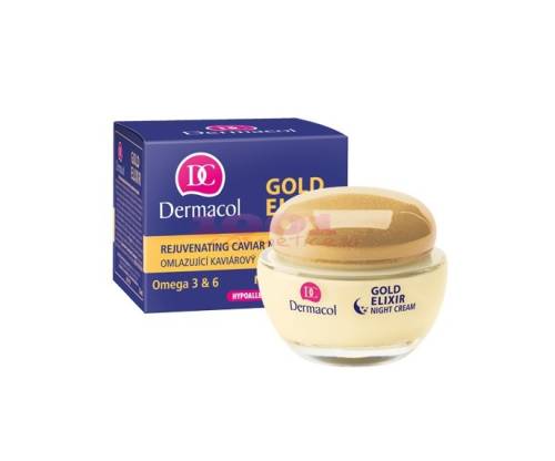 Dermacol gold elixir crema antirid regeneranta de noapte