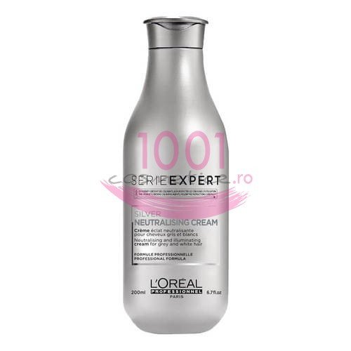 Loreal professionnel serie expert silver balsam cu nuante violet pentru par gri sau blond (optiuni de comanda: 200 ml)