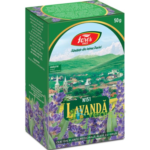 Fares Ceai lavanda flori ( n151) 50g