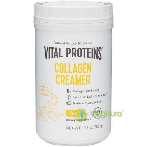 Collagen creamer (pudra) cu aroma de vanilie vital proteins 305g