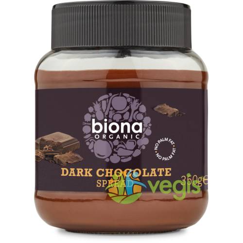 Crema de ciocolata amaruie ecologica/bio 350g