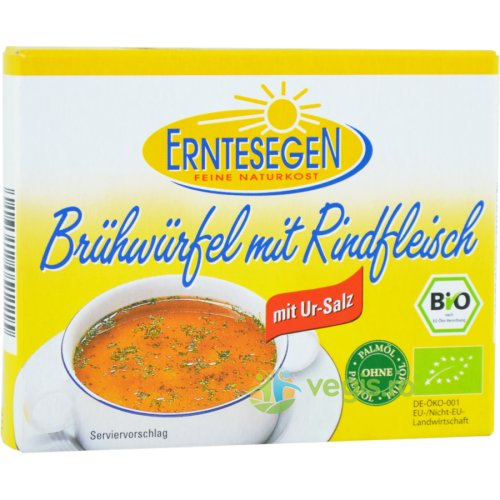 Cub de supa cu vita ecologic/bio 6buc - 72g