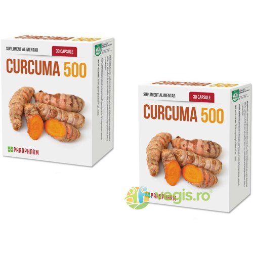 Curcuma 500 30cps pachet 1+1