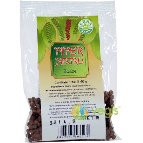 Herbavit Piper negru boabe 40g