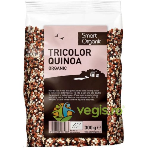 Smart organic Quinoa tricolora ecologica/bio 300g