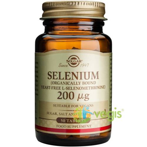 Selenium (seleniu) 200mcg 50tb