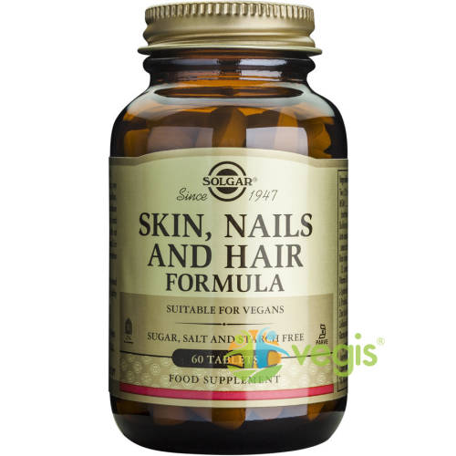 Skin nails and hair formula 60tb (formula pentru piele, unghii si par)