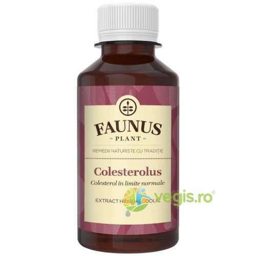 Faunus plant Tinctura colesterolus (colesterol in limite normale) 200ml