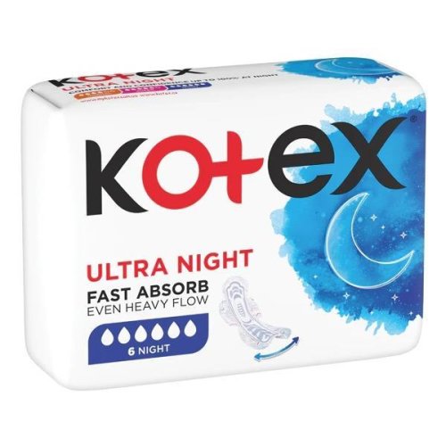 Absorbante ultra night kotex 6 buc