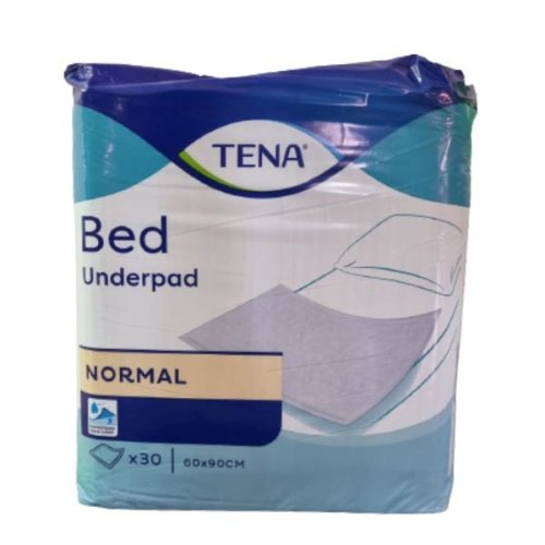 Aleze absorbante - tena bed underpad normal 60x90 cm, 30 buc