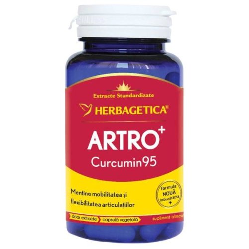 Artro+ curcumin95 herbagetica, 30 capsule