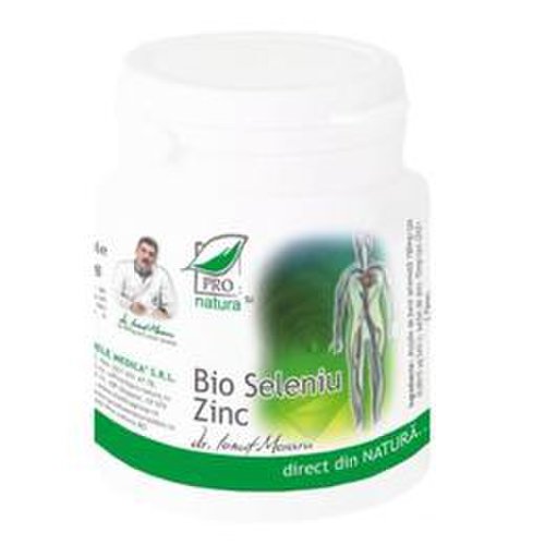 Bio seleniu zinc medica, 200 capsule