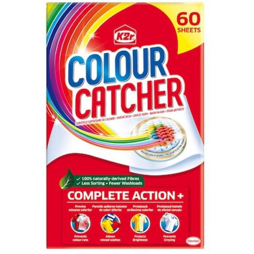 Captator de culoare - k2r colour catcher complete action+, 60 servetele