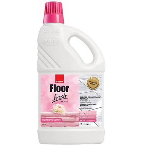 Detergent concentrat si parfumat pentru pardoseli - sano floor fresh home pampering cotton scented concentrated formula, 2000 ml