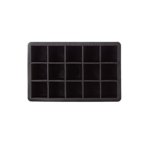 Forma de silicon pentru cuburi de gheata, 19.5 x 3.5 cm, negru