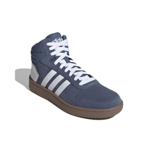 Pantofi sport barbati adidas hoops 2.0 mid ee7368, 42 2/3, albastru