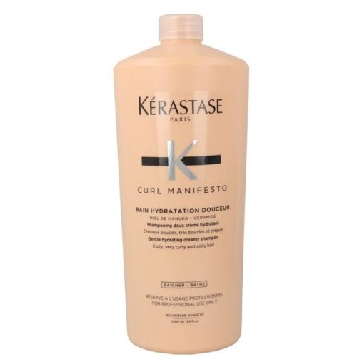 Sampon hidratant pentru par ondulat si cret - kerastase curl manifesto gentle hydrating creamy shampoo for curly and very curly hair, 1000 ml