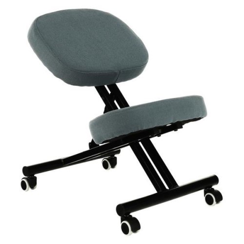 Scaun birou, ergonomic, gri negru, kilian, 45x62x52-62 cm