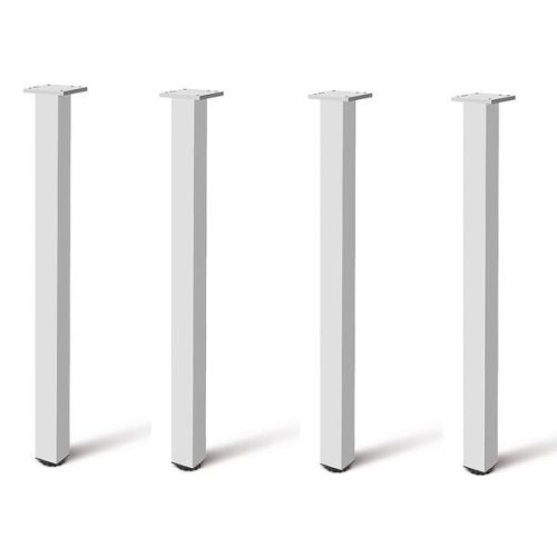 Set 4 picioare pentru masa din aluminu , cu profil patrat 60x60 mm, h710