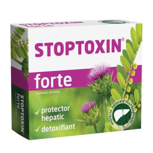 Supliment alimentar stoptoxin forte - fiterman pharma, 30 capsule