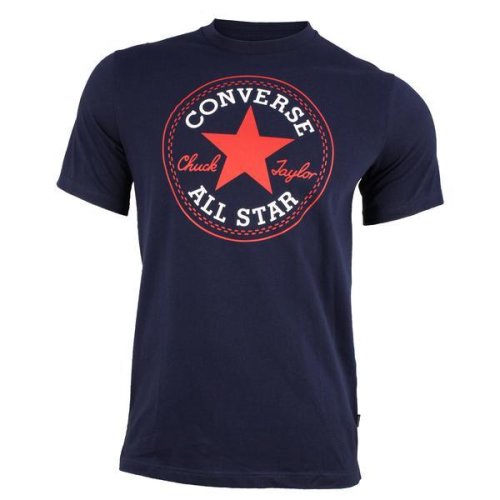 Tricou barbati converse men's t-shirt chuck patch 10007887-467, l, negru