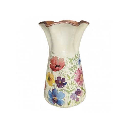Vaza ceramica cu flori - ceramica martinescu