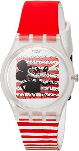 Ceas swatch, mouse mariniere collection keith haring gz352